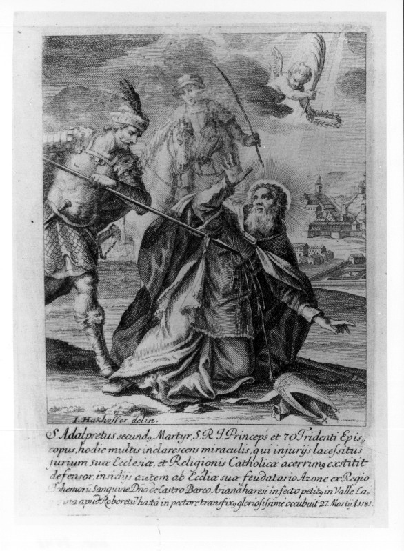 Ambito austriaco (1725-1740), Martirio del b. Adelpreto