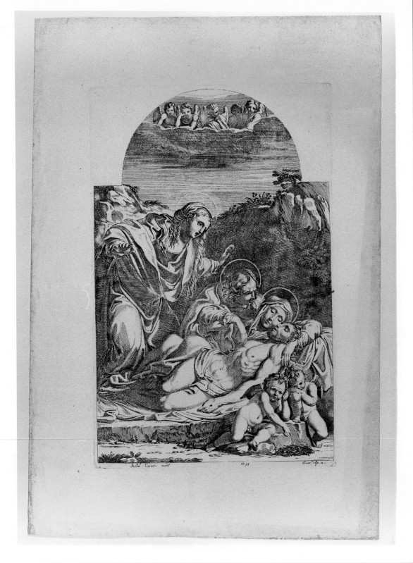 Dauphin O. sec. XVII, Compianto su Gesù Cristo morto