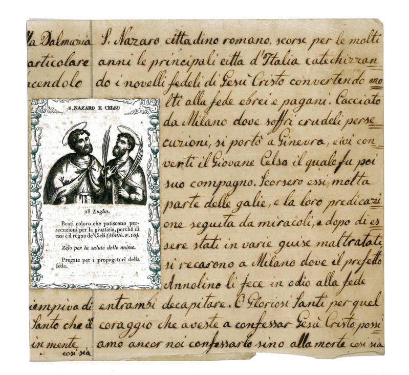 Stamperia Carrara M. (1840 circa), Ss. Nazario e Celso
