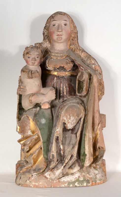 Bottega trentina secondo quarto sec. XVI, Madonna con Gesù Bambino