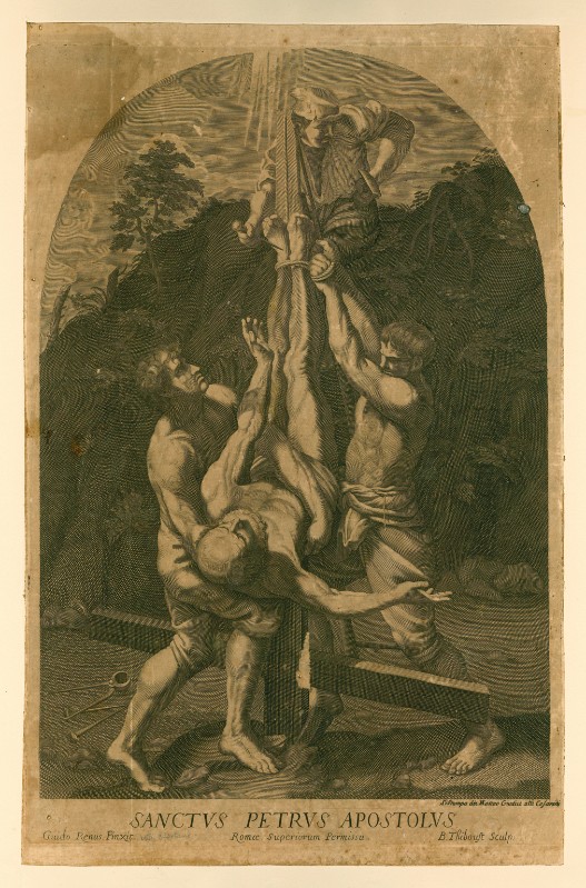 Thiboust B. ultimo quarto sec. XVII, Crocifissione di S. Pietro