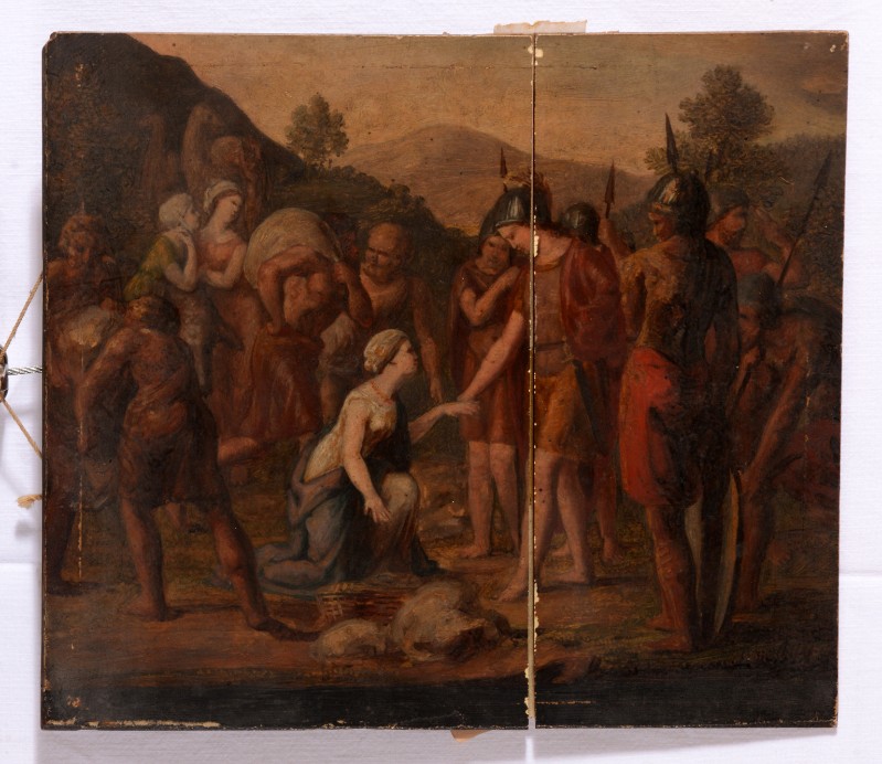 Ambito lombardo-veneto sec. XVIII-XIX, Isacco incontra Rebecca (?)
