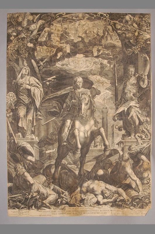 Sadeler Ae. (1629), Ritratto allegorico di Ferdinando II d'Austria