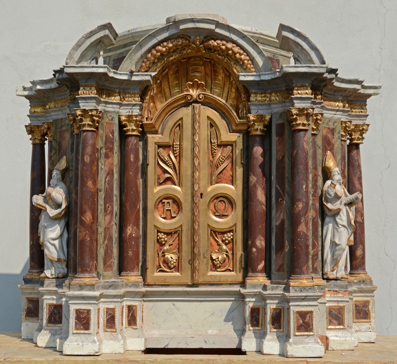 Bottega trentina sec. XVIII, Tabernacolo architettonico
