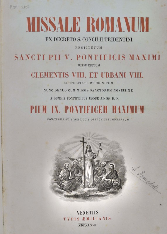 Tipografia Emiliana (1867), Messale Romano