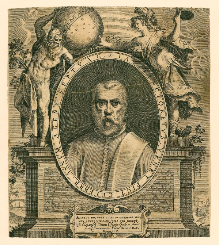 Van Veen G. (1589 circa), Ritratto di Jacopo Tintoretto