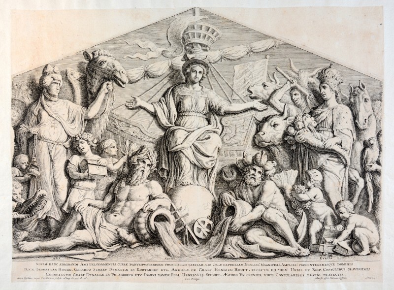 Quellinus H. (1664), Allegoria di Amsterdam dominatrice del mondo 1/2