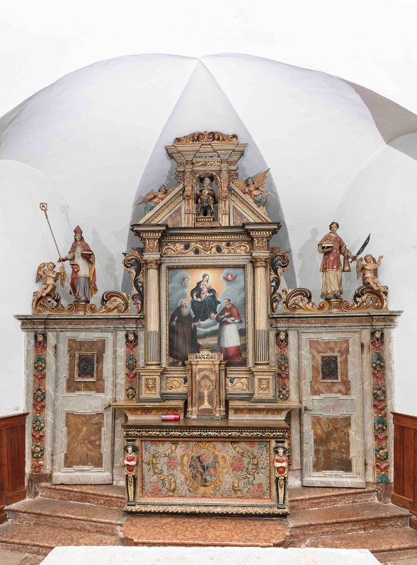 Bottega trentina secondo quarto sec. XVII, Altare maggiore