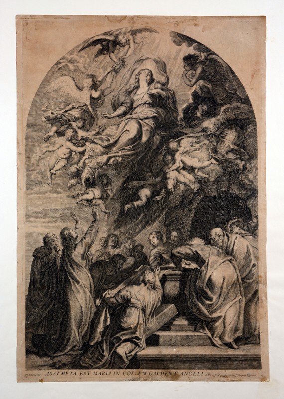 Ambito francese sec. XVII, Assunzione della Madonna