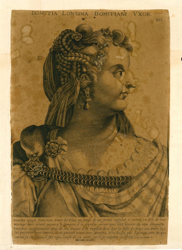 Daret P. seconda metà sec. XVII, Ritratto di Domizia Longina