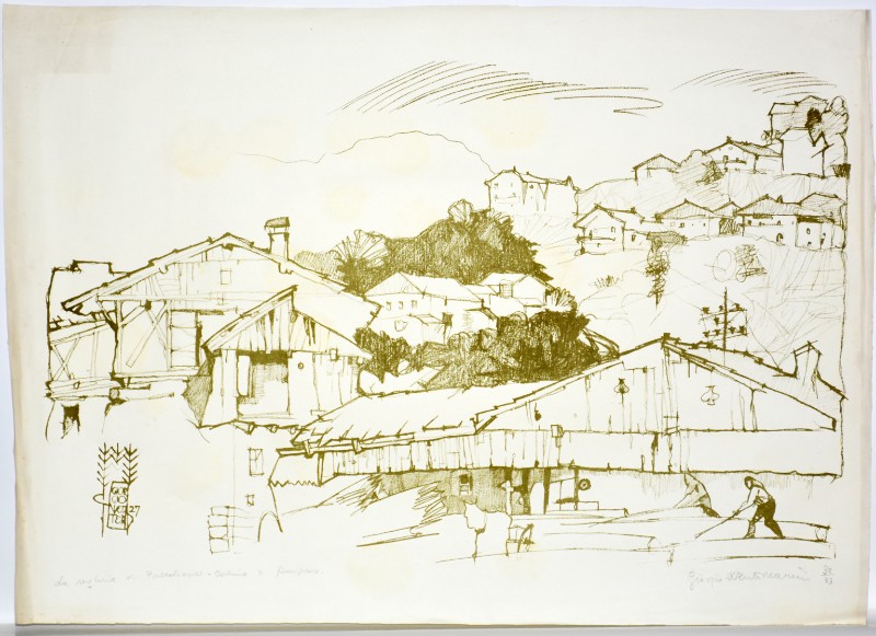 Wenter Marini G. (1927), La segheria di Pontechiesa a Cortina d'Ampezzo