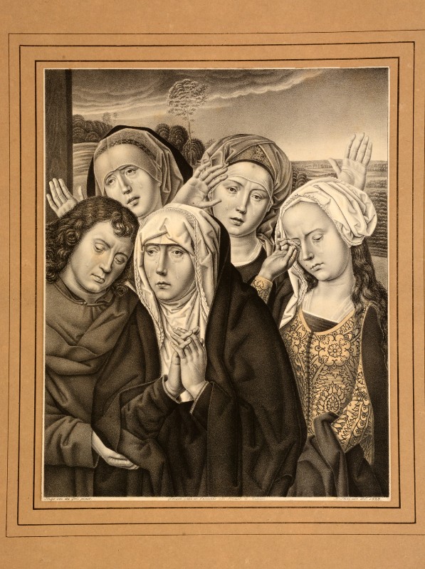 Strixner J. N. (1828), Madonna con S. Giovanni Evangelista e pie donne
