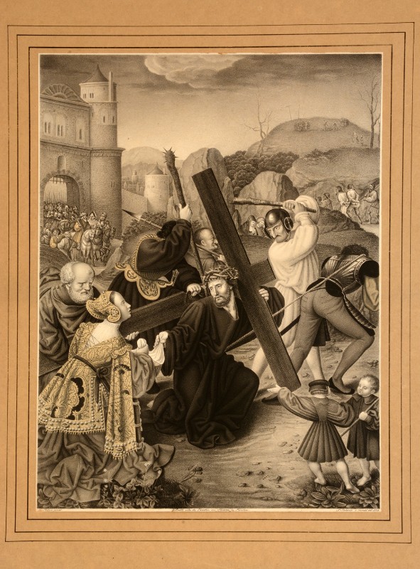 Strixner J. N.-Heindel C. (1828), Cristo incontra S. Veronica