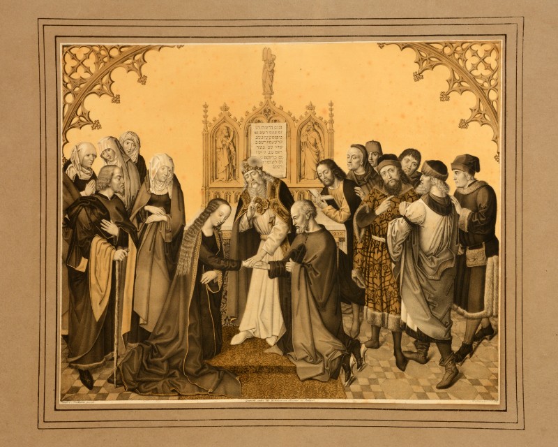 Strixner J. N. (1822), Matrimonio di Maria