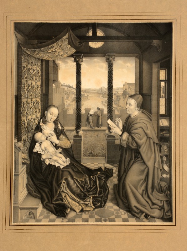 Strixner J. N.-Bergmann I. (1826), S. Luca ritrae la Madonna