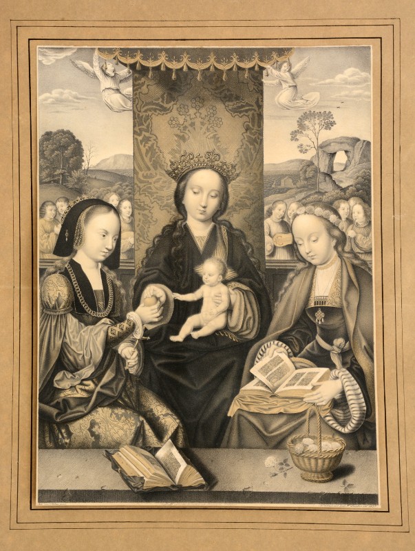 Strixner J. N.-Lauter F. (1826), Madonna con Gesù Bambino e sante