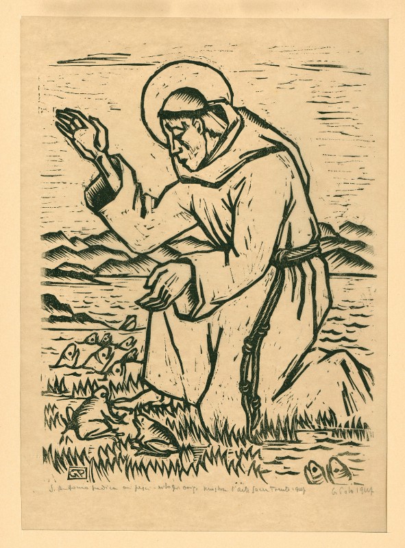 Polo G. (1947), S. Antonio predica ai pesci