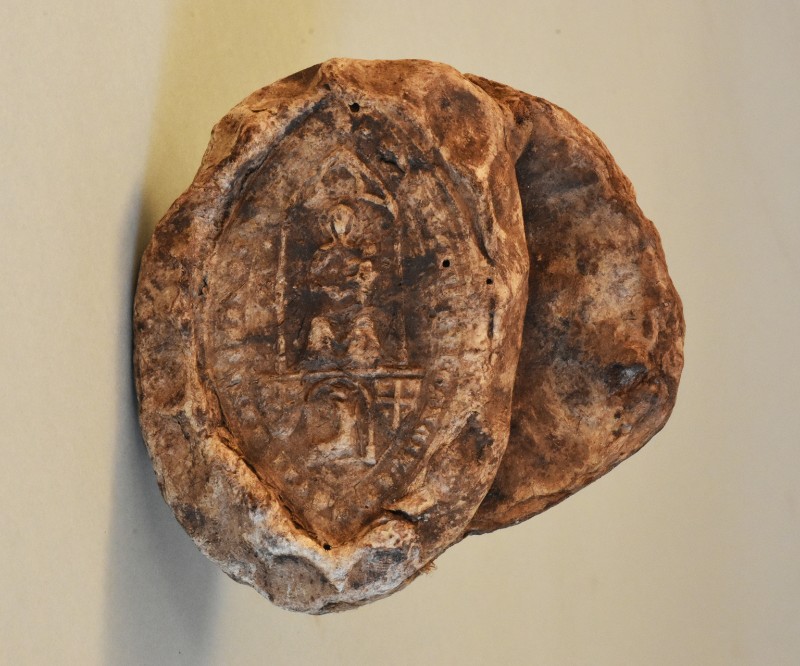 Bottega tirolese sec. XV (?), Impronta di sigillo
