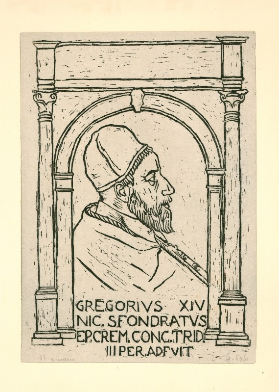 Polo G. (1946-1950), Ritratto di Gregorio XIV 1/3