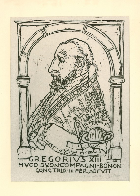 Polo G. (1946-1950), Ritratto di Papa Gregorio XIII 2/3