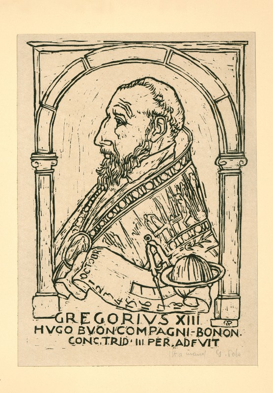 Polo G. (1946-1950), Ritratto di Papa Gregorio XIII 3/3