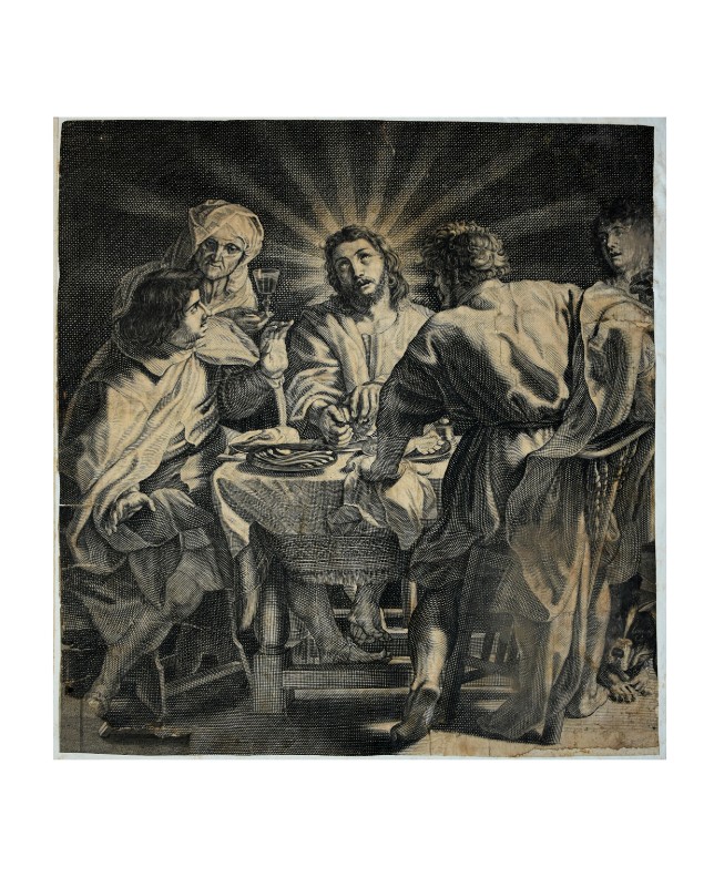 Ambito olandese sec. XVII, Cena in Emmaus