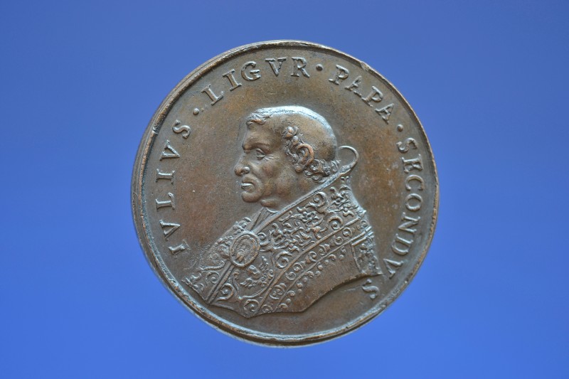 Paladino G. sec. XVII, Medaglia di Giulio II