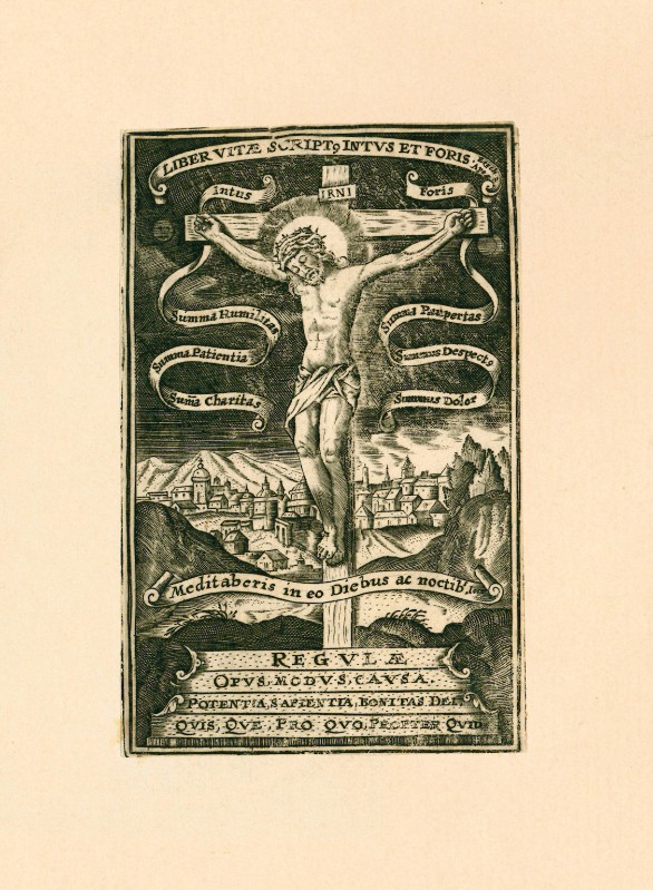 Ambito francese primo quarto sec. XVII, Gesù Cristo crocifisso