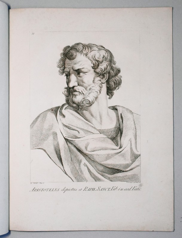 Cunego D. (1783), Ritratto di Bastiano da Sangallo come Aristotele