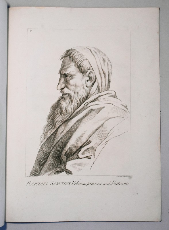 Cunego D. (1785), Filosofo barbuto di profilo