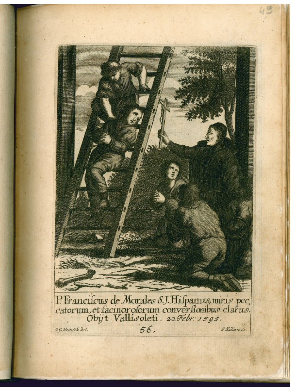 Kilian J. inizio sec. XVIII, Padre Francesco de Morales e i peccatori penitenti
