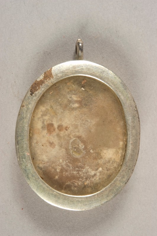 Bottega trentina sec. XIX, Reliquiario a capsula privo di reliquia