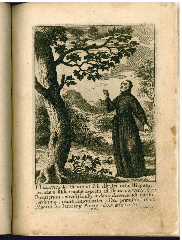 Kilian J. W. P. inizio sec. XVIII, Padre Ludovico de Guzman si converte