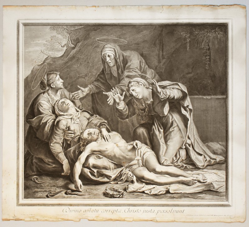 Roullet J. L. fine sec. XVII, Compianto su Gesù Cristo morto 2/2