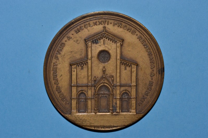 Ditta Zingoni (1914), Medaglia del restauro della cattedrale di Arezzo