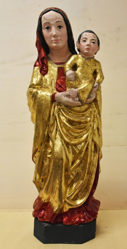 Bottega slava (?) sec. XX, Madonna con Gesù Bambino