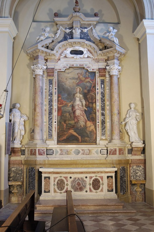 Benedetti C. sec. XVII-XVIII, Altare laterale di S. Lucia
