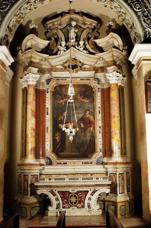 Benedetti C. (1722-1723), Altare laterale di S. Lucia e S. Apollonia