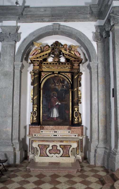 Bottega trentina (1613-1638), Altare laterale di S. Carlo Borromeo