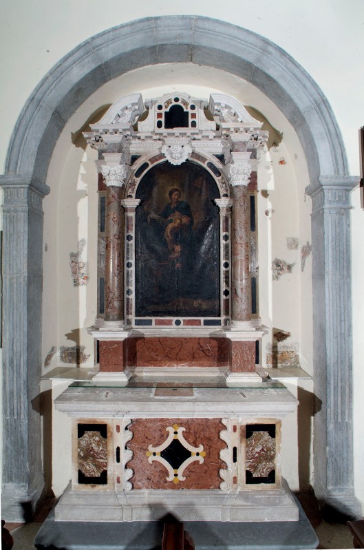 Maestranze trentine prima metà sec. XVII, Altare laterale di S. Antonio