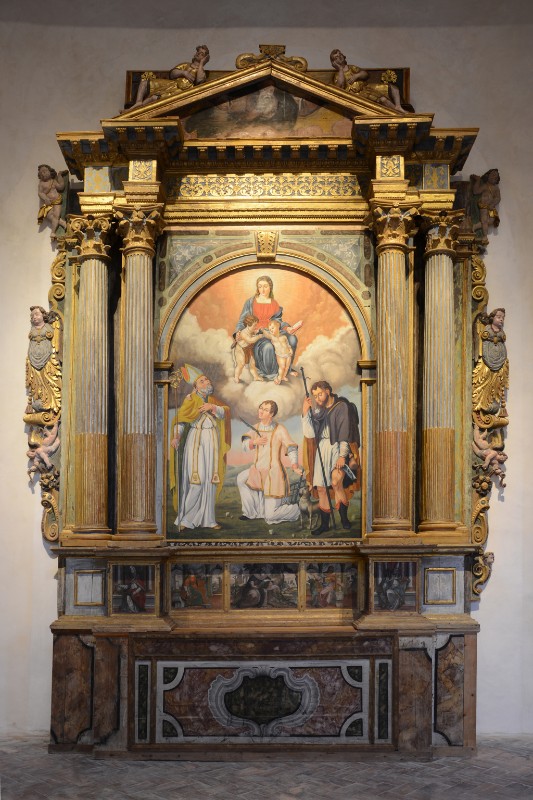 Bottega trentina inizio sec. XVII, Altare della Madonna