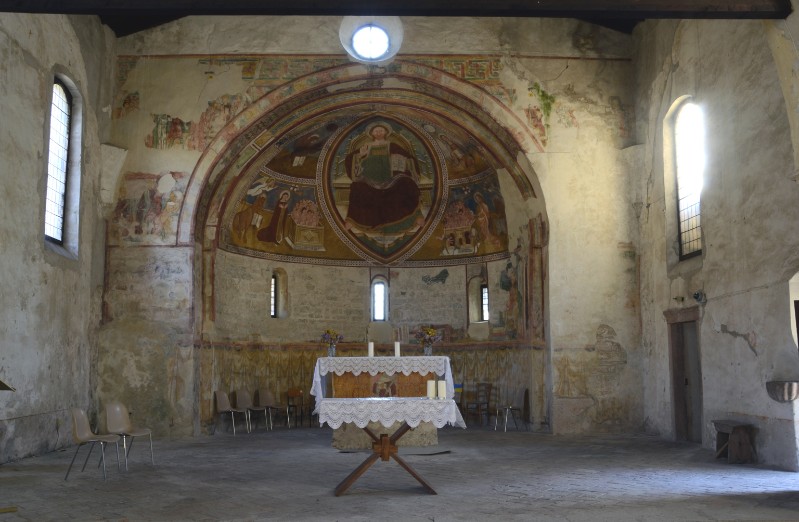 Ambito trentino-Giuliano d'Avanzo (inizio sec. XIII-1384), Affreschi dell'abside
