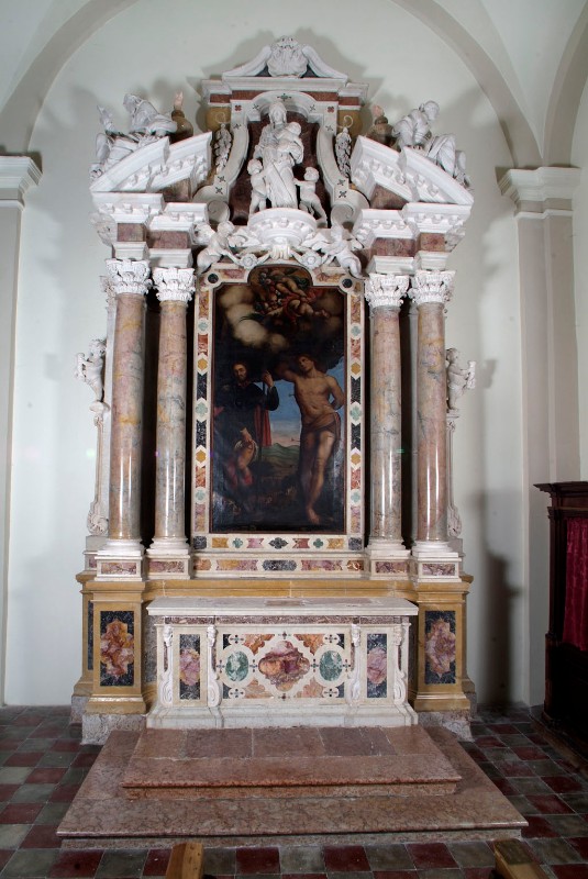 Attribuito a Benedetti G.-Benedetti C. fine sec. XVII, Altare laterale