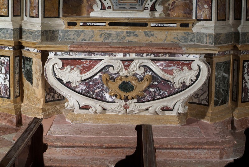 Attribuito a Sartori A. G. metà sec. XVIII, Paliotto dell'altare dell'Immacolata