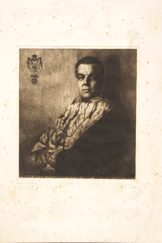 Bonazza L. (1919), Ritratto del vescovo Celestino Endrici