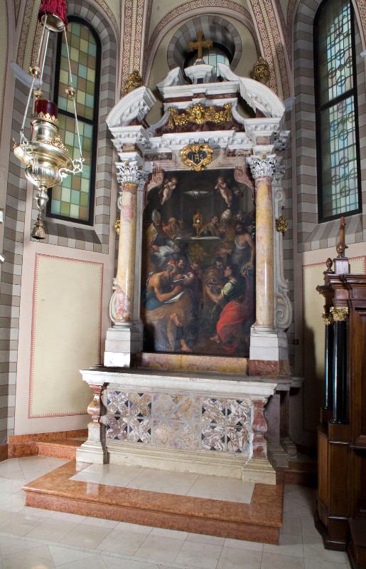 Benedetti Giacomo (1680 circa), Altare laterale del SS. Sacramento
