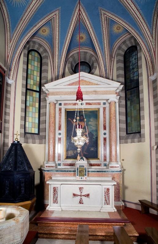 Ferrari M. (1856), Altare laterale di S. Giovanni Battista