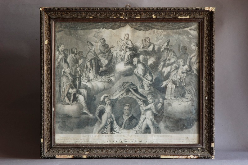 Attribuito a Andreis P. secondo quarto sec. XIX, Madonna con Bambino e santi