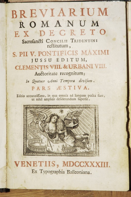 Tipografia Balleoniana (1733), Breviario estivo