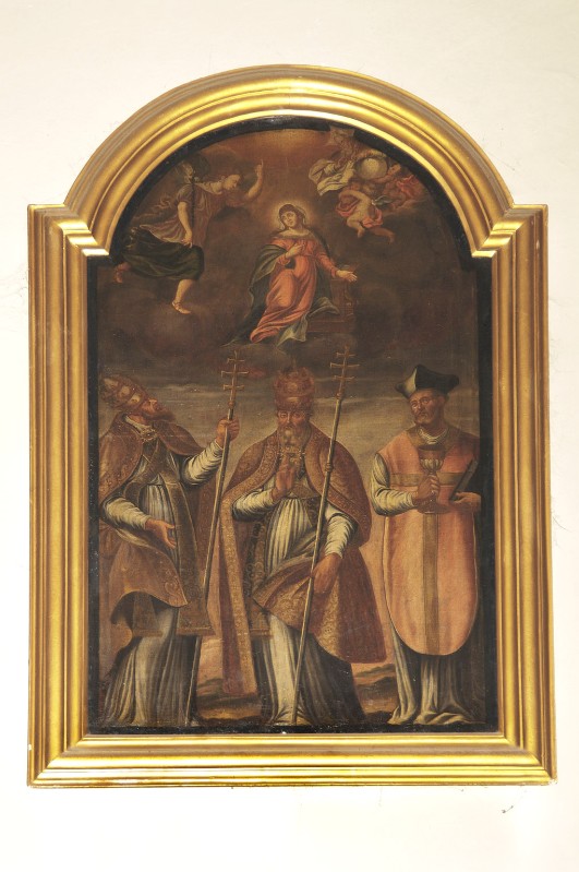 Ambito trentino (1660-1668), Annunciazione in gloria con tre santi